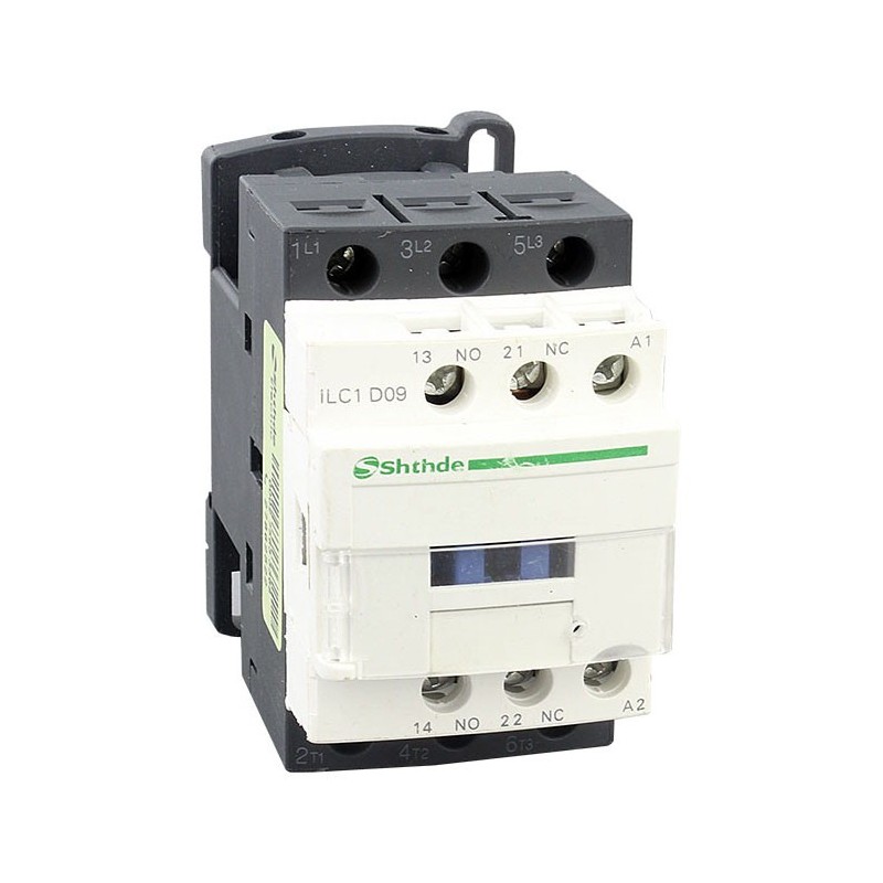 CONTACTOR 3 POLOS NA/NC 9A 4KW 24VAC SCHNEIDER LC1D09B7