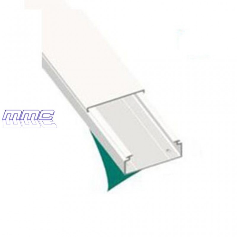UNEX Tapa caja mecanismos blanco para Canaleta electrica de 20x30 en pvc  Referencia 78650-2