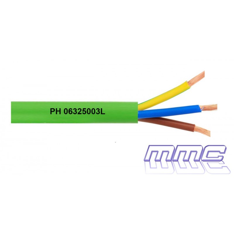 Manguera cable flexible 3G1Libre de halógenos RZ1-K 500V. 